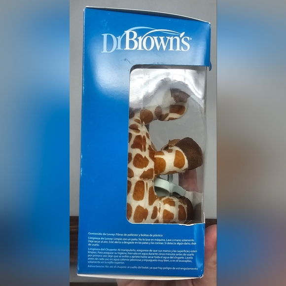 Dr. Brown's Baby Lovey GIRAFFE Pacifier and Teether Holder Happy Paci 0-12 m NEW - Picture 5 of 7